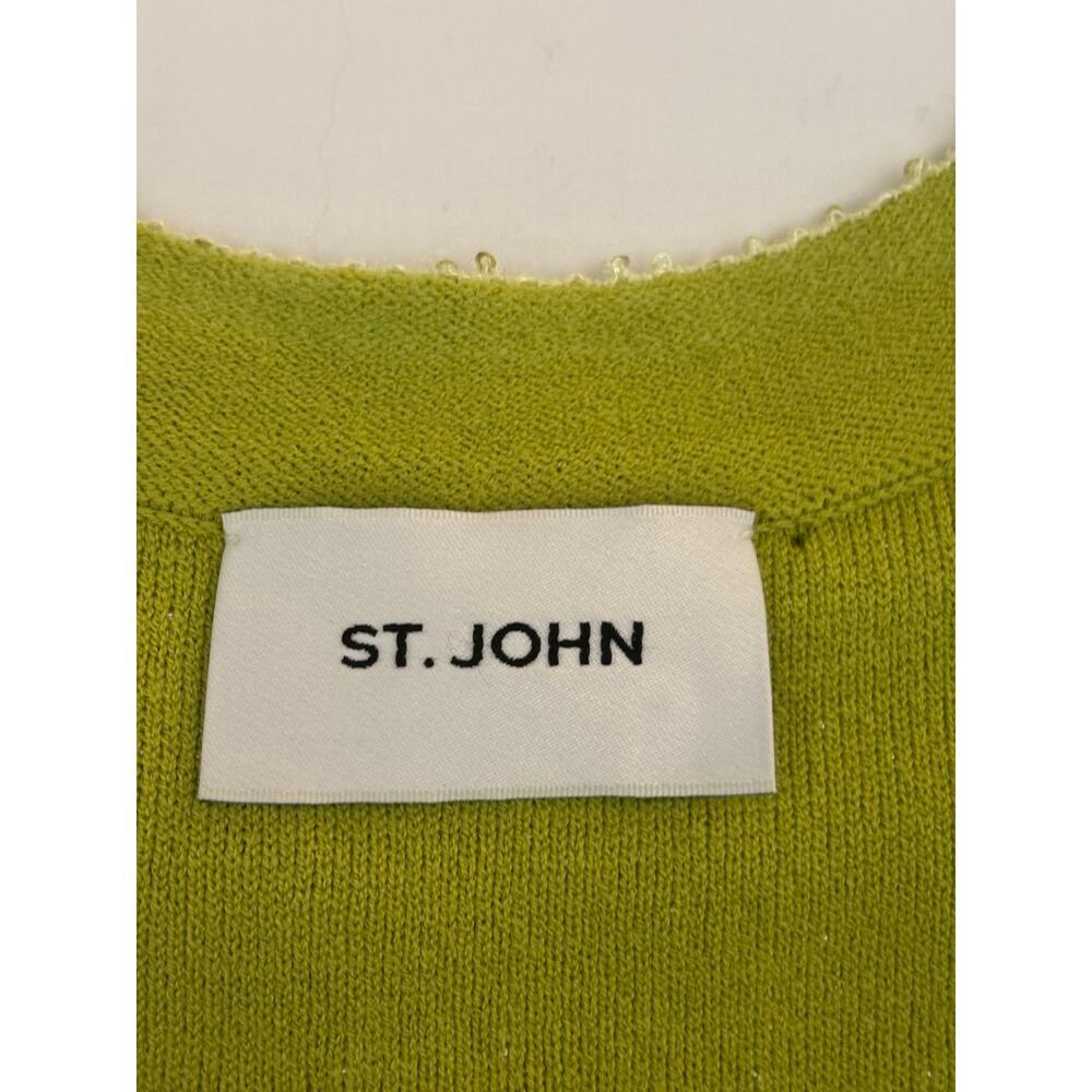 St. John Sequin Knit Maxi Dress SZ L - Picture 7 of 12